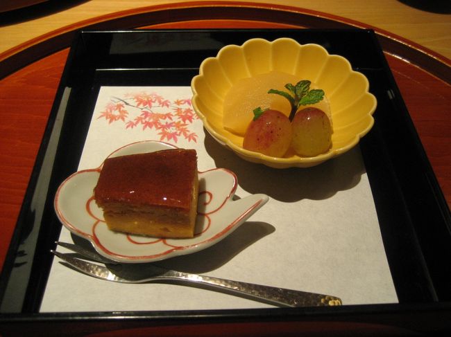 水菓子<br /><br />ぶどう<br />トマトのチーズケーキでした。<br />後味がかなりトマトでした。<br />でも、トマトがあまり好きではない私でも食べることができましたよ。