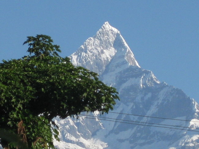 マチャプチャレは高さは他の山と比べると、高いほうではないのですが、手前側にあるということと、形から、地元の人からも愛されています。