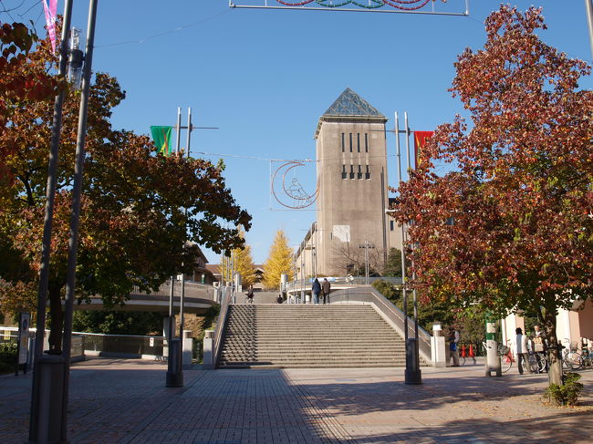 アウトレットモール内の紅葉