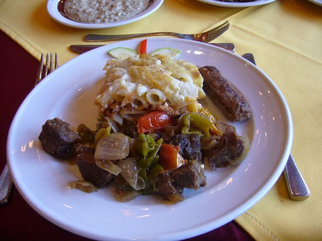 昼食のマカロニ