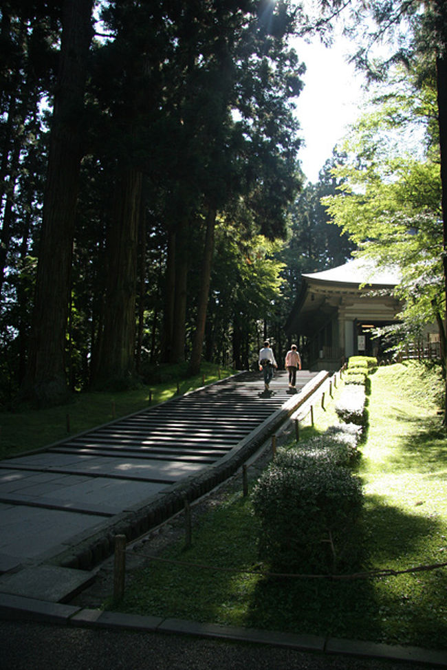 金色堂です。<br /><br />こちらは大人800円で、ちょっと高いなぁ〜<br />そう思ったけど、折角なので入ってみました。<br /><br />内部は撮影禁止です。<br />この中の、全て金色の工芸品の様な阿弥陀堂は必見だと思います。<br />とても豪華です。<br /><br /><br />