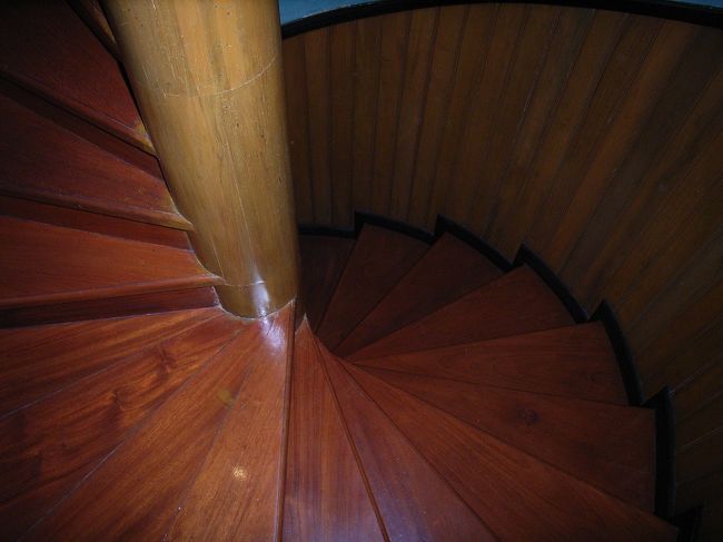 螺旋階段を進む<br />（象さんのお腹あたりか？）