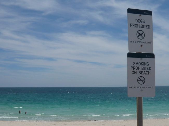 通称「サンセット・コースト」と呼ばれる、インド洋沿いの道を走りました。<br />（West Coast Dr→West Coast Hwy→Grant St→Marine Pde→Port Beach Rd→Tydeman Rd→Stirling Hwy→Mounts Bay Rd→Perth市内）<br /><br />爽やかな青空、白い砂浜、ターコイズブルーの海。<br />気持ち良すぎます。<br /><br />夕日が沈む時間帯だったら、もっと感動したんだろうなぁ・・・。<br /><br />朝9時から夕方4時過ぎまで、爽快感たっぷりのドライブでした。