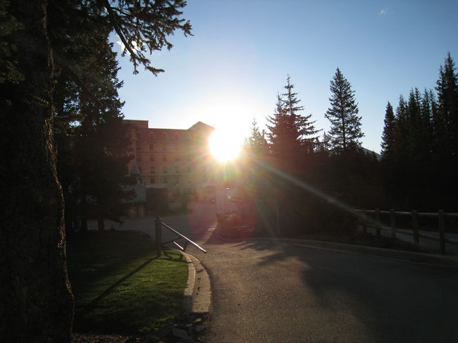 日が昇ってきました。