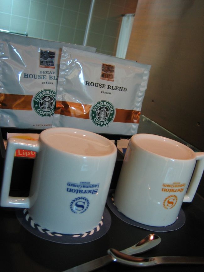 スタバのコーヒーがアメニティなんて嬉しい♪<br /><br />マグも可愛い(*´艸｀*)