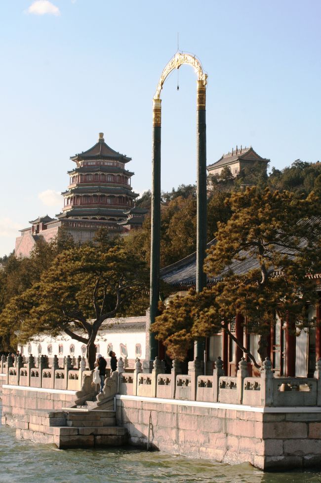 2008秋、中国旅行記15(29/37)：11月18日(7)：北京郊外、頤和園
