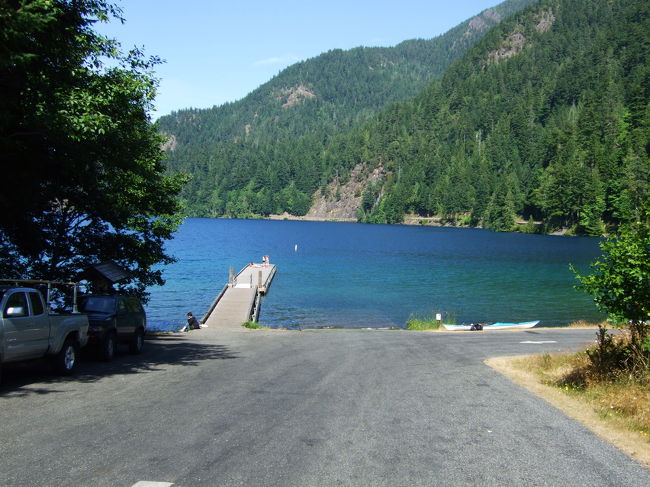 まずはLakeCrescentへ