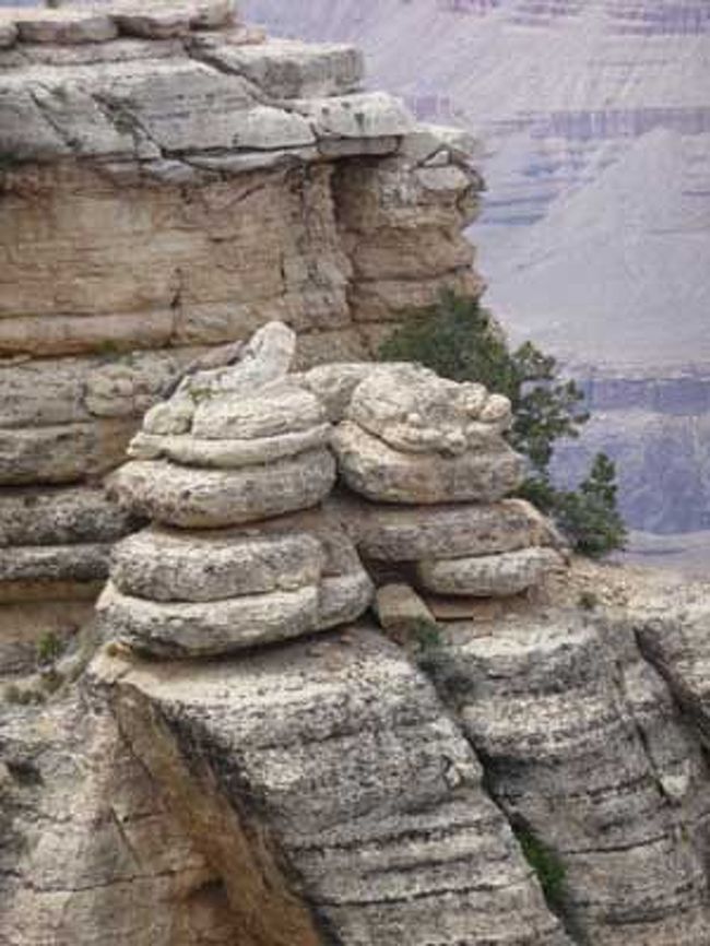 ウ○コ岩発見。この形を見てウ○コと思うのはアラレちゃんを知る日本人だけだろうか？<br />でもどうみてもウン○だよ。