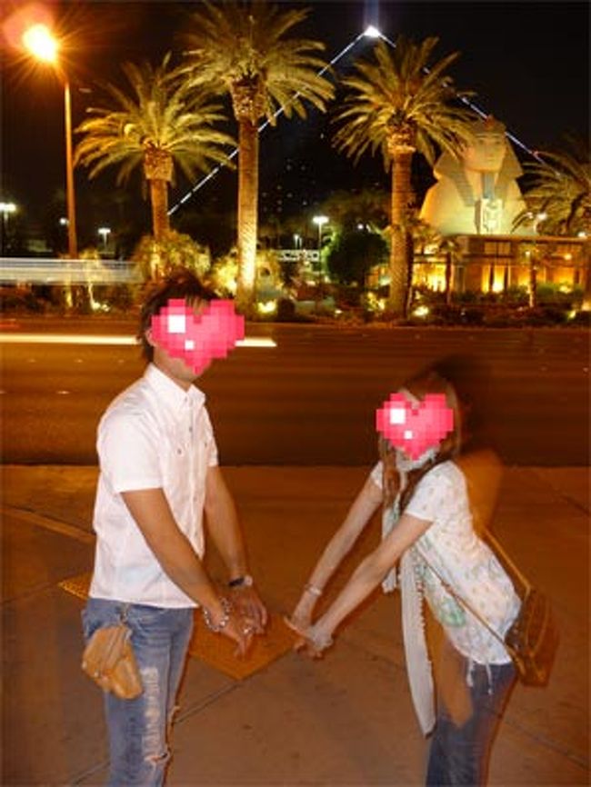 以上！　楽しい旅でした！<br /><br />〜・〜・〜あとがき・〜・〜・〜・<br /><br />今回は一生一度の新婚旅行なんで、気合いを入れて計画準備をしました。<br />そのおかげで無駄なく見るとこは見れて良かったんだけど、<br />旅行ってのは突然の出来事のほうが記憶に残るような気もします。<br />予備知識が多いとゆう事は、それだけ驚きも減ってしまうわけですから。<br />今度は無計画でフラっと行けるようなそんな旅行をしてみたい。<br /><br />そうそう、カジノは21歳以下は入場禁止じゃないですか。<br />日本人は若く見られるってゆうし、30を過ぎた私でも、もしかしたらＩＤを求められちゃうかも！！いつでも来い！<br />と心の準備をしていたのに、完全にスルーされました。<br />そこだけはほんと想定外でした。(はぁ？)