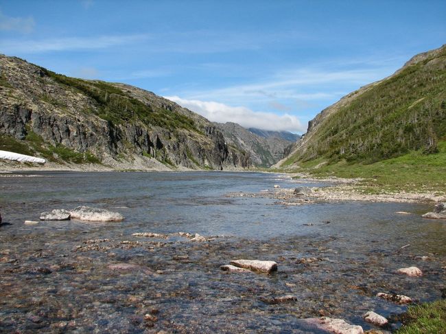 ハッピーキャンプの下を流れる川。