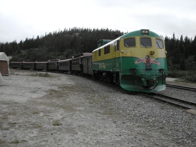 2時発のベネット発スキャグウェイ行き。<br />これが私達の列車です。