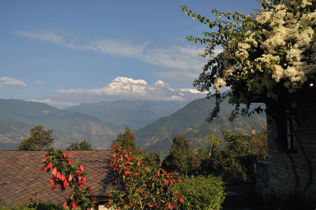 私が泊まったロッジの玄関前からのサウスです