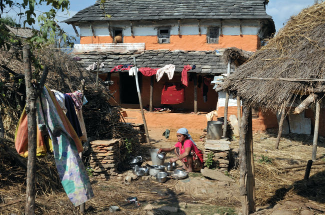 パリアール族の人たちの家
