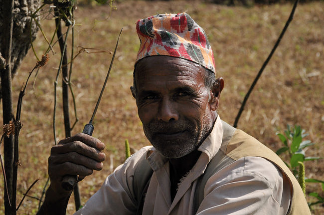 少数民族の老人・・・絵になります！