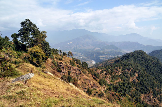 山頂でちょうどお昼になりました。