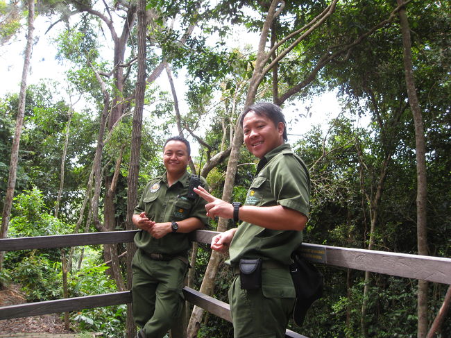 オラウータンのレンジャーさんたち