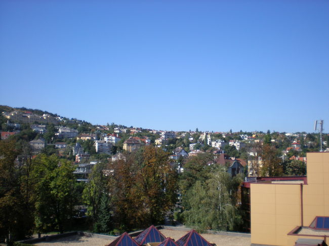 ホテルから見た街並み