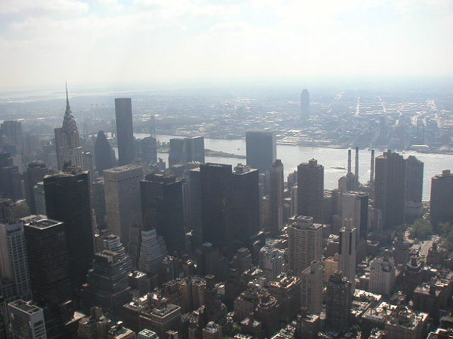 2003/7/17 Thu.<br /><br />エンパイアステートビルからNY市街を。