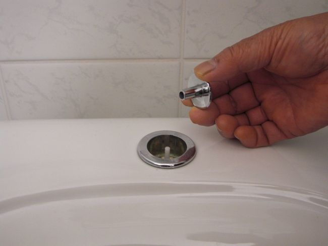 ほら、トイレのボタンはのせてあるだけ。トイレ使用後に押すと、バネで飛び出します。