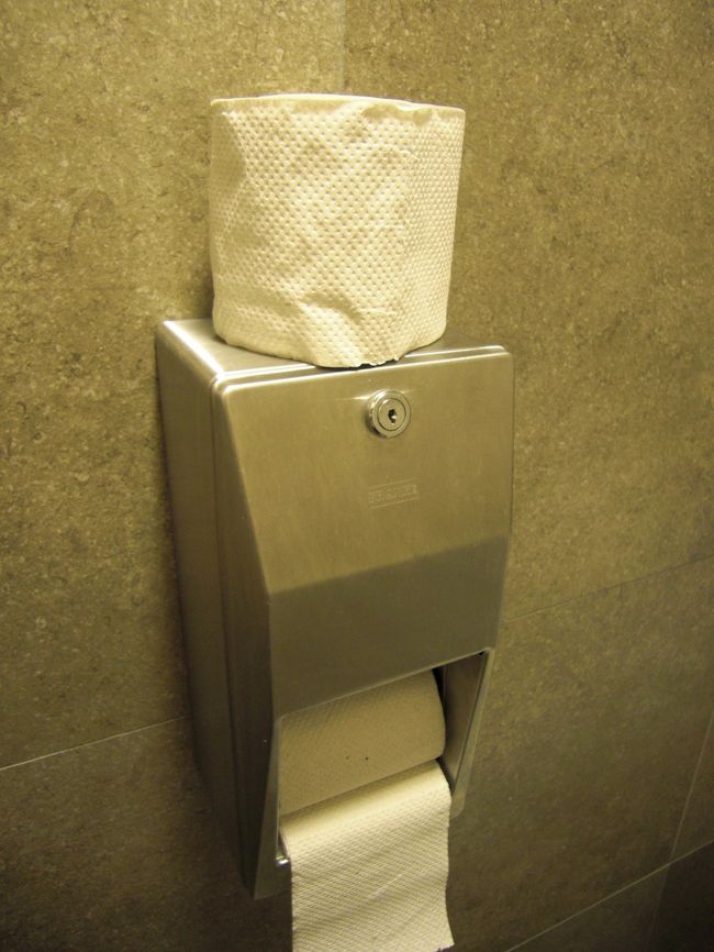 ただし、トイレットペーパーだけは他と同じでごわごわしています。