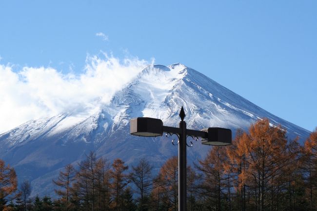 道の駅「富士吉田」のパーキングより。