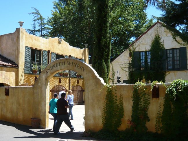 4軒目「ANDRETTI WINERY」は小さな家族経営のワイナリーで、雰囲気は一番好きでした。<br /><br />