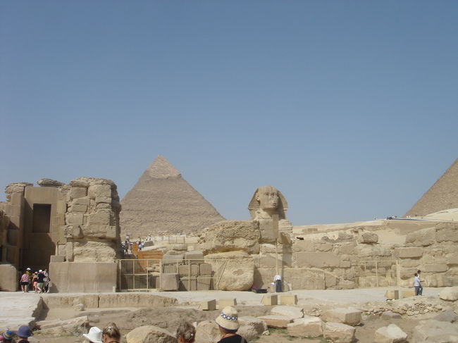 スフィンクス。<br />ピラミッドといいスフィンクスといい、エジプトは全てが大きかった。