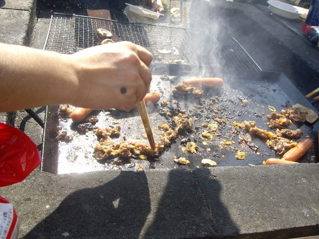 車で片道１０分くらいのスーパーで食料を購入しました。