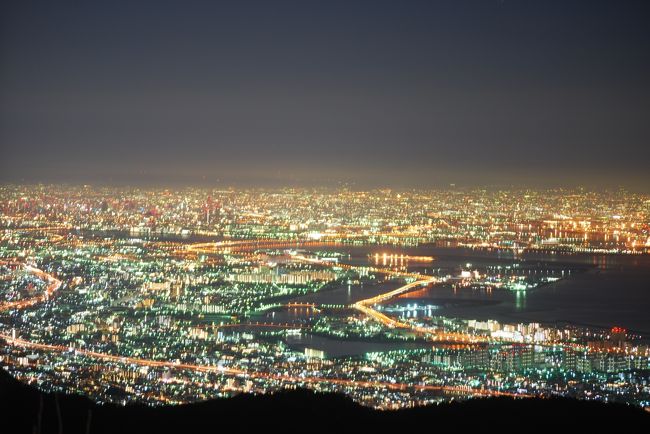 六甲山の夜景<br />その参