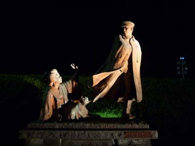 寛一お宮の像<br />金色夜叉の昼ドラ見てましたよ。横山めぐみのやつ。