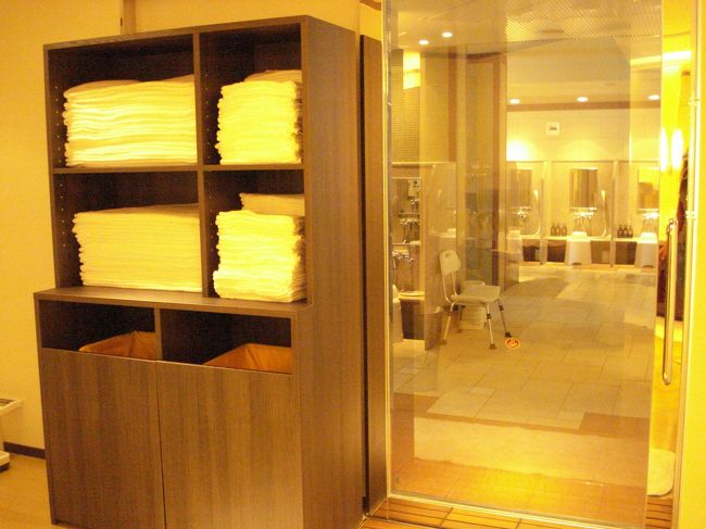 タオルはお風呂の入り口に