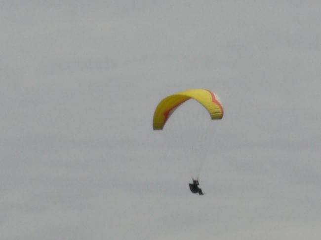 パラグライダー。