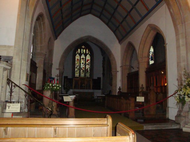 セントマリー教会内部。<br />