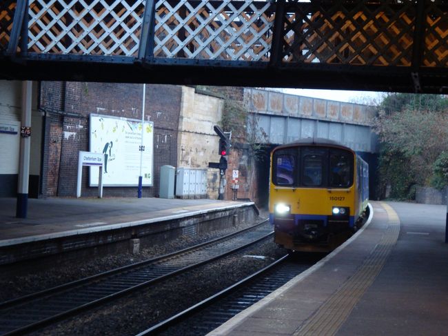 この電車に乗りました。