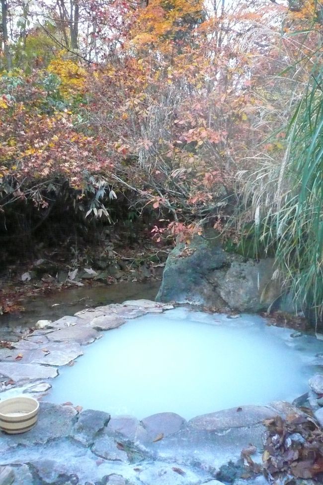 川沿いの貸切のお風呂