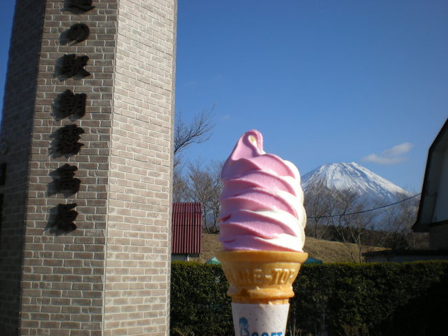 コケモモソフトクリーム。美味しかった！