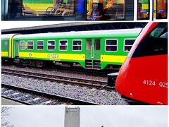 1時間15分位で、ショプロン Sopron 駅に到着!

天候は・・　この時期特有のどんより雲。