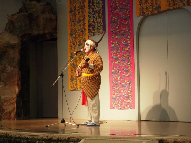 ステージにて。