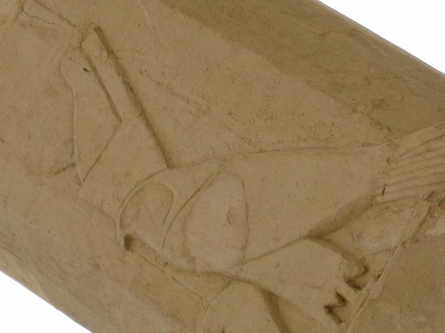 鳩サブレのような、まるっこいホルス。<br />なんと愛らしい。<br /><br />こんなブローチあったら買うのになあ。<br />（こんな願いに反して、お土産屋のホルスは割とリアルで凛々しいのが多かった。）