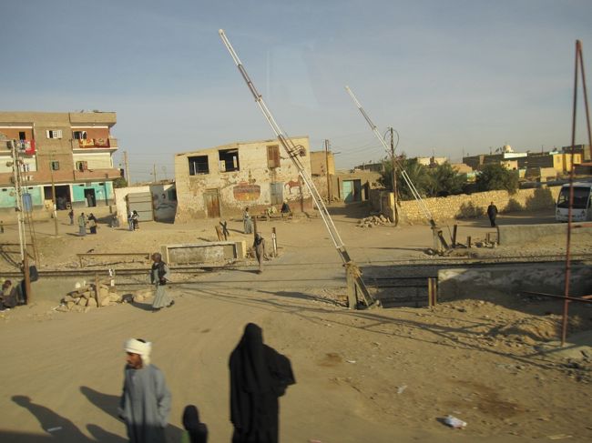 小さい町もある。<br />第一村人？発見。