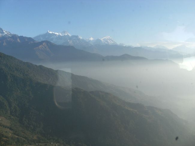 <br />　山々がよく見える..<br />