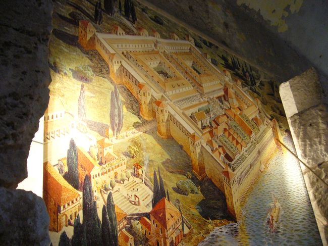 宮殿だった当時の様子。（絵）