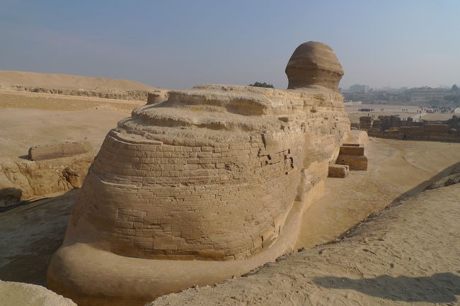 後ろにまわると・・・シッポがあった。この視線の先には有名なケンタッキーが。