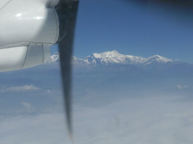 <br />　ブッダ機から見たヒマラヤ