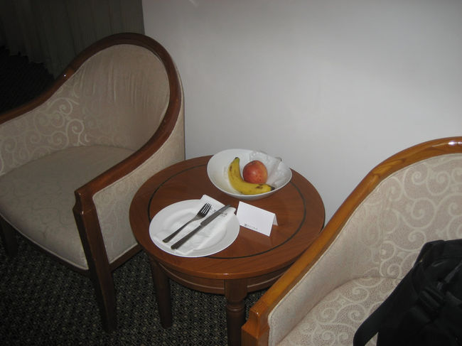 フルーツが用意されておりました。