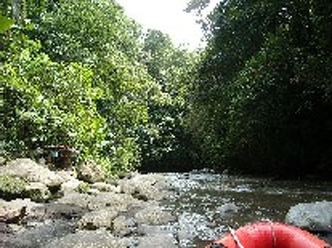 2日目は、ウブドのアユン川で2時間のラフティング。<br />昼食つきで３５ドルは安い。