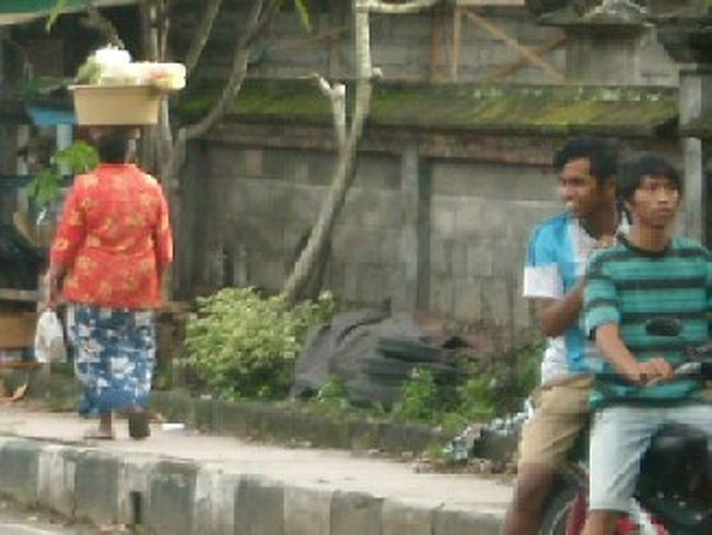 道端。<br />・・・すごい。