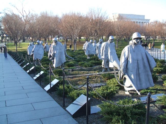 朝鮮戦争のモニュメントです。