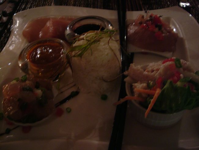 マグロの前菜盛り合わせ的な・・・（記憶が既に定かではなく　ごめんなさい）