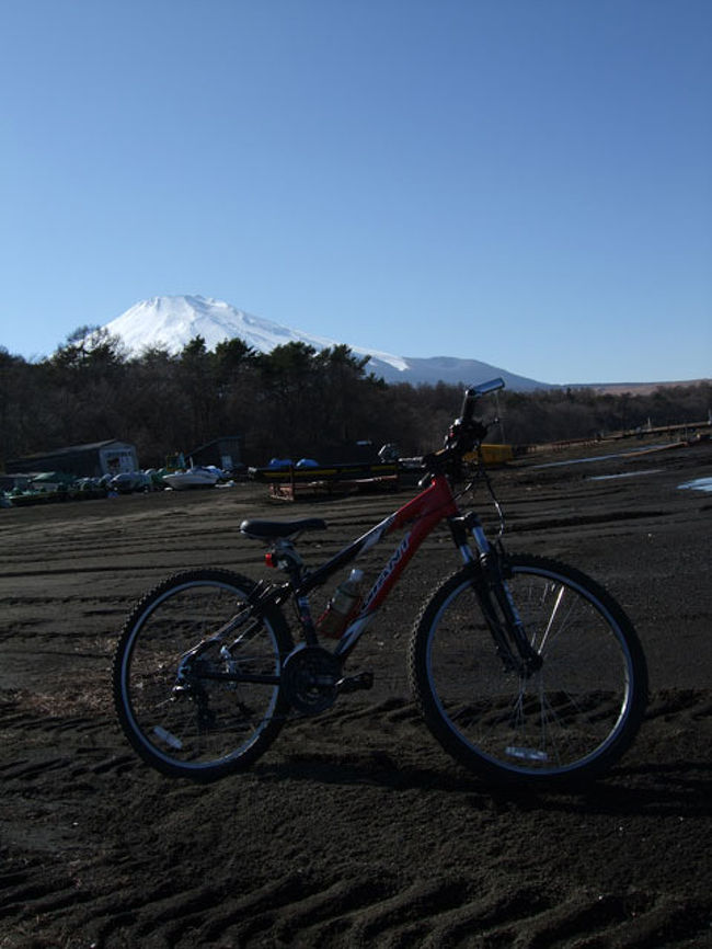 富士山・MTBを入れてパチリ。
